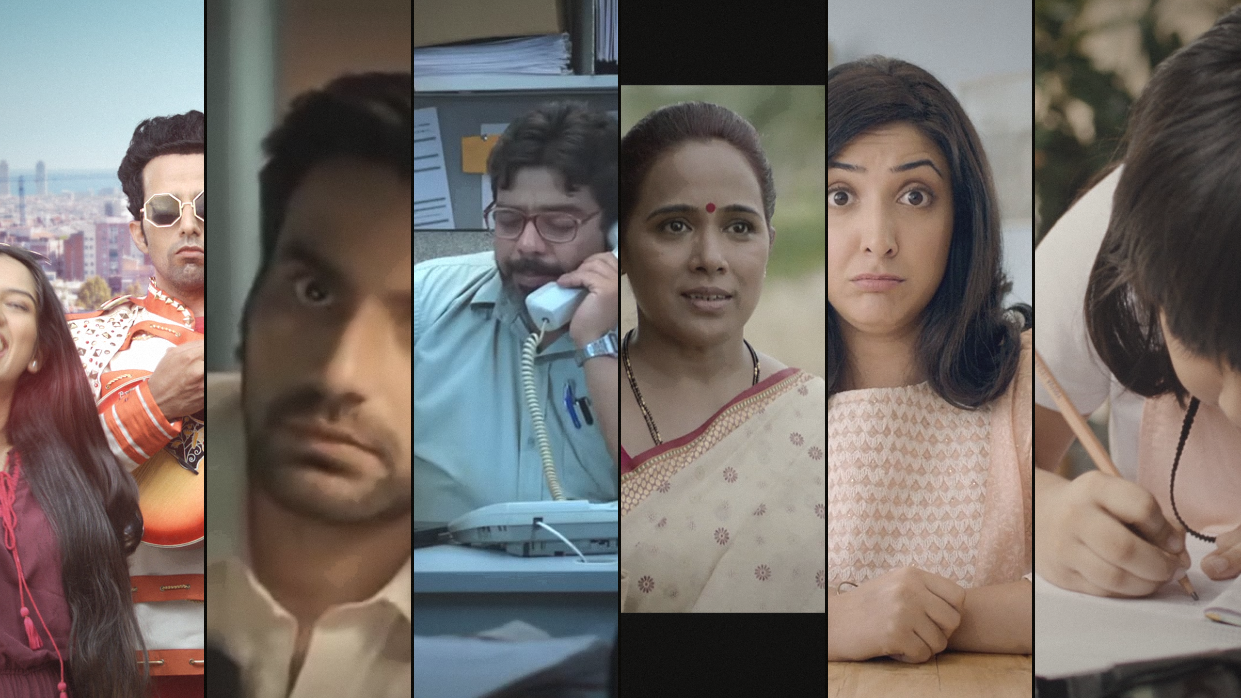 Frames from Bratman Films productions for ICICI Bank, Dark Fantasy, Godrej SmartCare, ACC, Bournvita and Tanishq